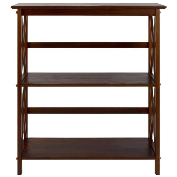 Casual Home Montego Walnut Open Bookcase 324-34