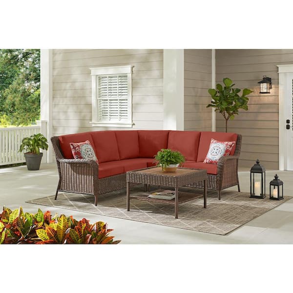 Target red best sale outdoor cushions