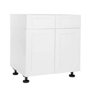 Quick Assemble Modern Style, Shaker White 27 in. Base Kitchen Cabinet,1 Drawer (27 in. W x 24 in. D x 34.50 in. H)