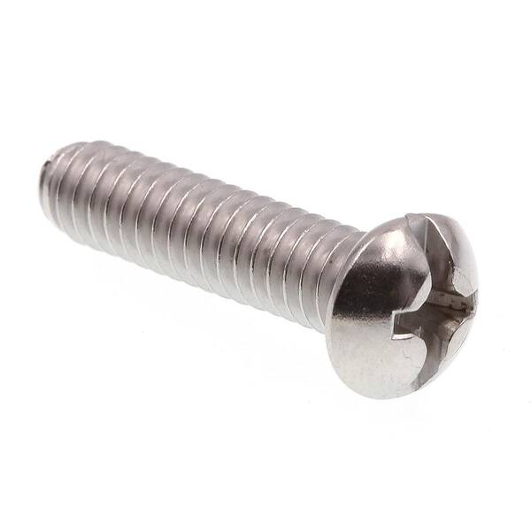 10-24 x 1-3/4" Slotted Oval Head Machine Screws Stainless Steel 18-8 Qty 50 