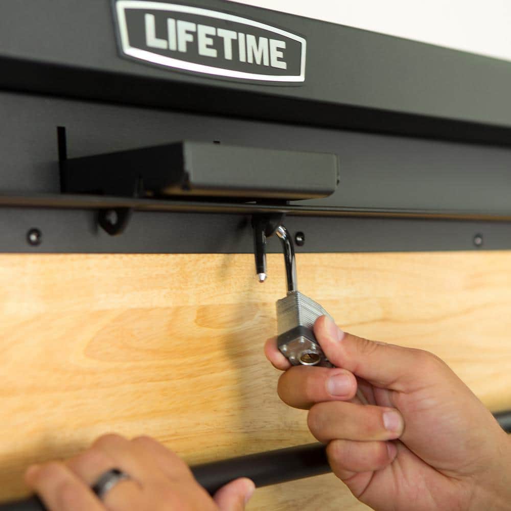Lifetime Adjustable Height Steel and Wood Folding Work Table