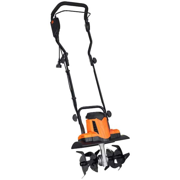 10 Amp Electric Tiller, 14 in. Tilling Width 3.94 in. Tilling Depth Corded Cultivator, for Soil Digging 2025 update