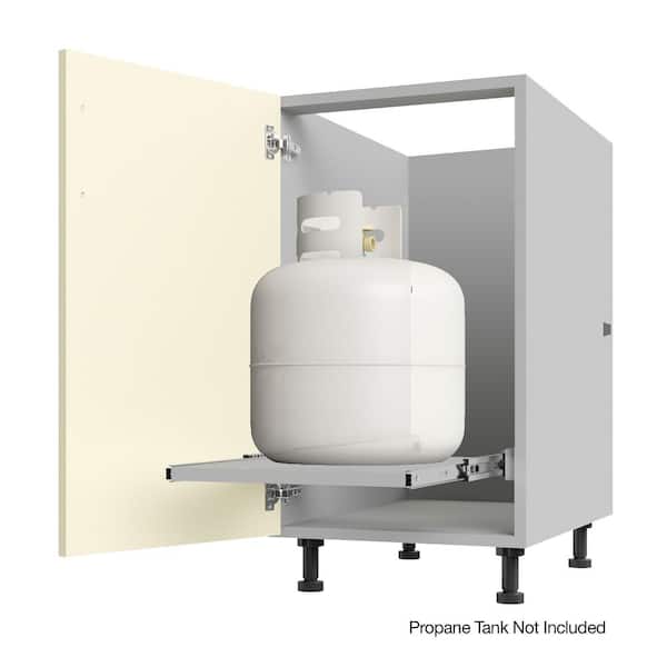 Miami Shell White Matte 36 in. x 12 in. x 30 in. Flat Panel Stock Assembled Wall Kitchen Cabinet