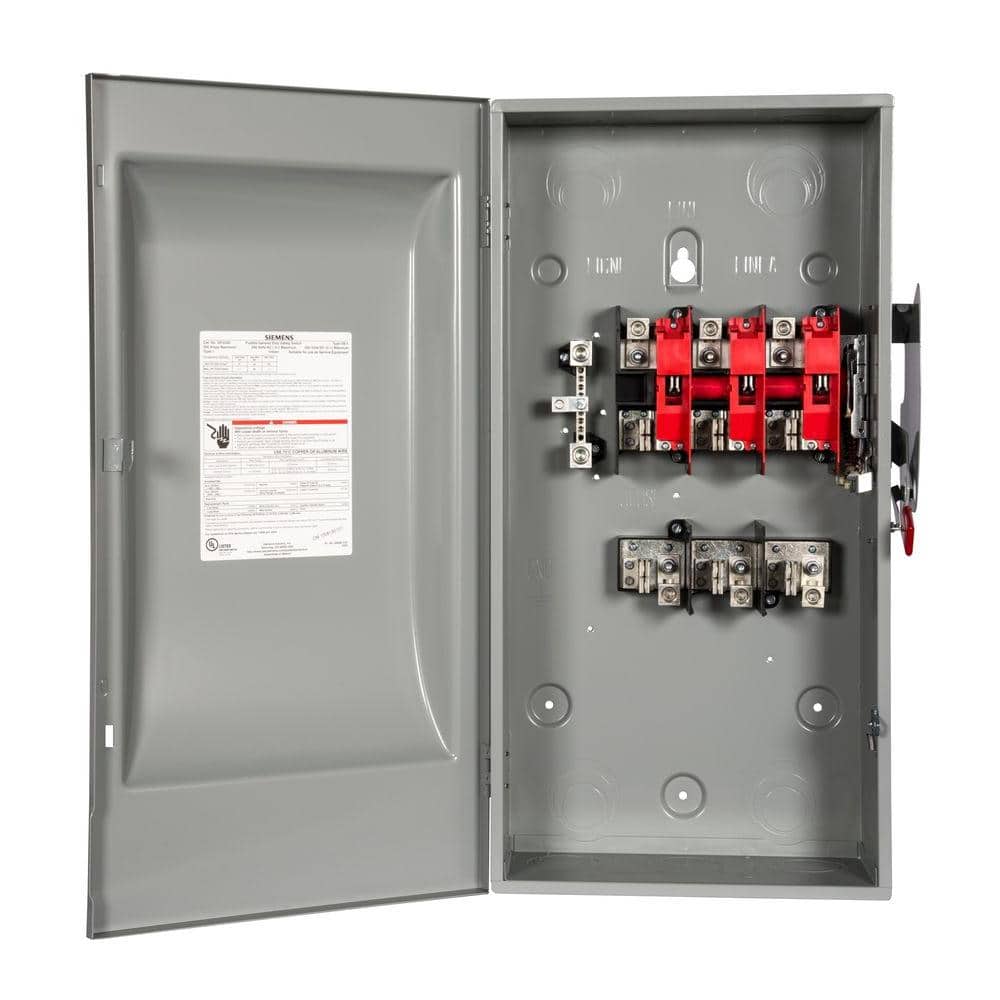 Siemens General Duty 200 Amp 240-Volt Three-Pole Indoor Fusible