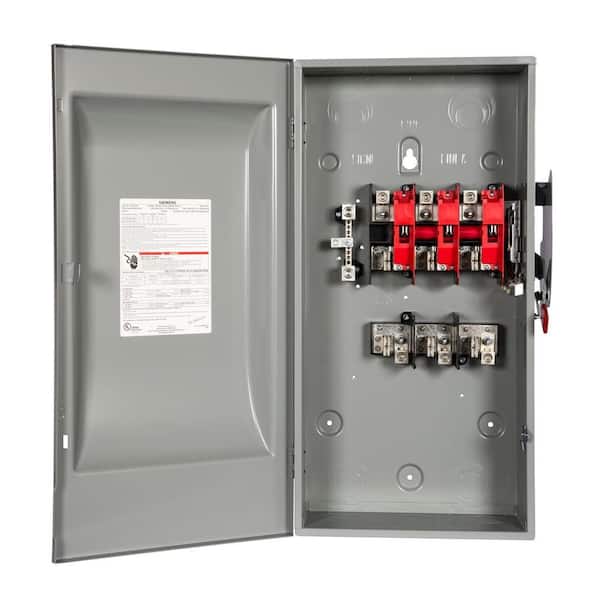 Siemens General Duty 200 Amp 240-Volt Three-Pole Indoor Fusible Safety Switch with Neutral