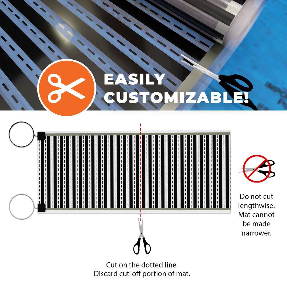 SleekHeat 5'x1.5' Low-Profile Radiant Floor Heating Mat, 120-Volt