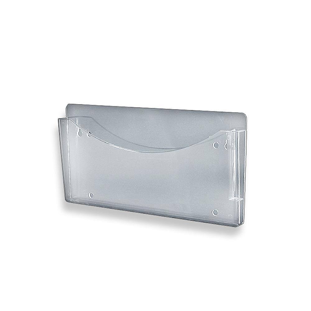 13.5 in. W x 7 in. H Clear Single Wall File with Pen Pocket (2-Pack) price history on PriceWatchPro