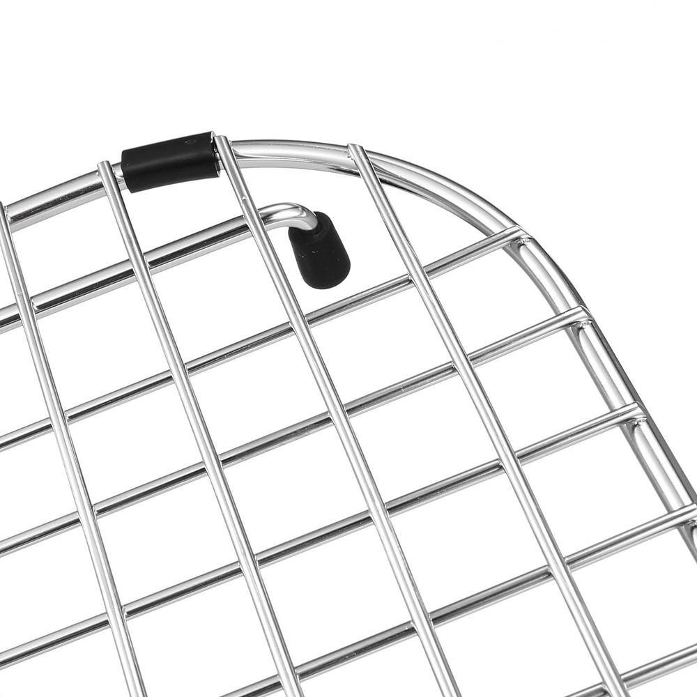 28-Inch Rectangular Stainless Steel Sink Grid with Side Drain