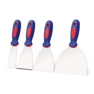 1.5 in.- 6 in. Stainless Steel Putty Knife Set (4-Pack)