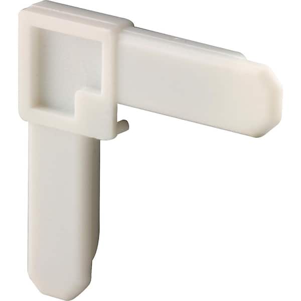 3/4 in. x 1/4 in. Screen Frame Corners, Plastic, White (4-pack)