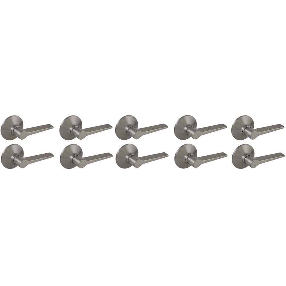 Defiant Freedom Satin Nickel Hall/Closet Door Lever 10-Pack LEX203BDF ...