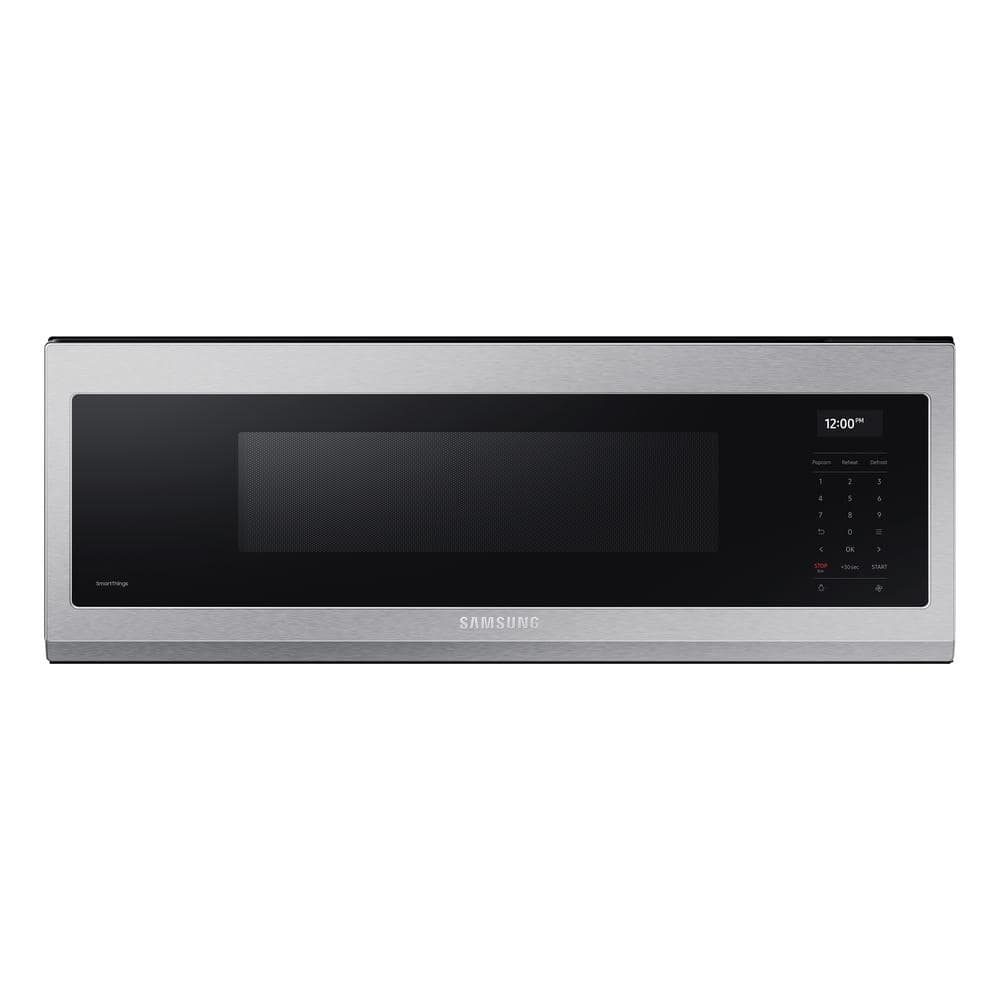 Samsung 1.1 cu. ft. Smart SLIM Over-the-Range Microwave with Wi-Fi Voice Control in Fingerprint Resistant Stainless Steel