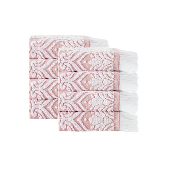 Enchante Home Laina Turkish Cotton 8-Piece Wash Towels