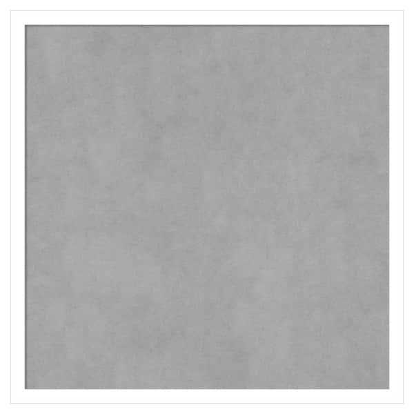 Amanti Art Svelte White 21 in. x 21 in. Framed Magnetic Board