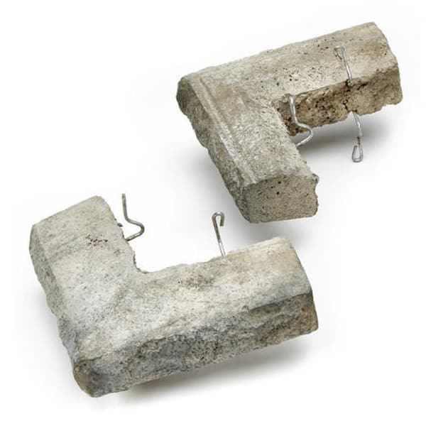 ClipStone Drip Ledge Smoke Corner 2.25 in. H x 16 in. L x 3 in. D