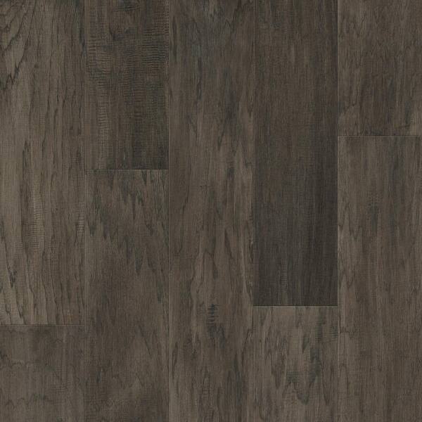 Sure+ Drift Gray Hickory Hickory 1/4 in. T x 6.5 in. W Click Lock Wire Brushed Engineered Hardwood Flooring (21.7 sq.ft./case)