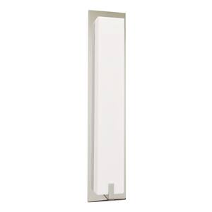 Sinclair 3.2 in. Satin Nickel LED Sconce