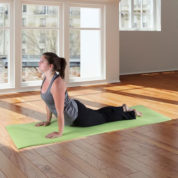 Elevate Your Workout with  Basics Extra Thick Exercise Yoga Mat 