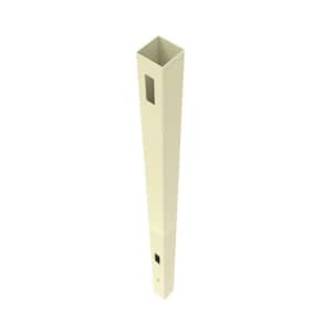 5 in. x 5 in. x 8.5 ft. Sand Vinyl Fence End Post