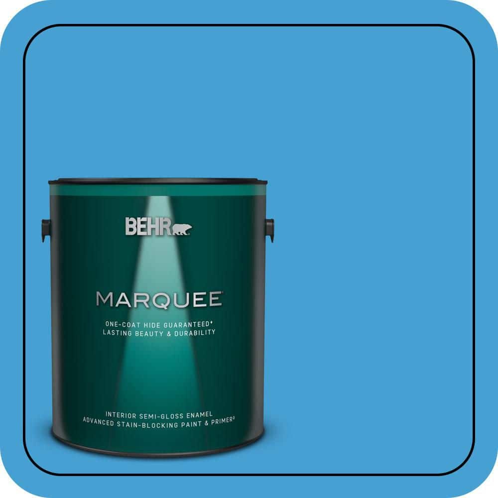 1 gal. #P500-5 Peaceful River Semi-Gloss Enamel Interior Paint & Primer price history on PriceWatchPro