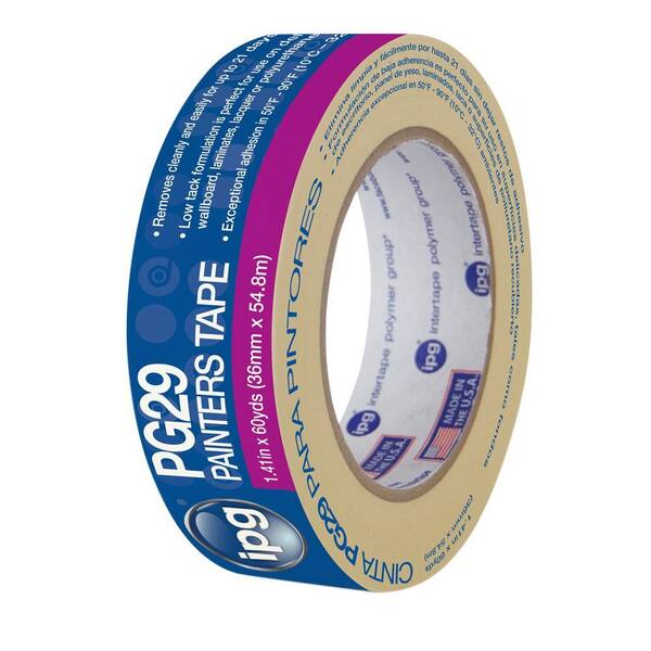 IPG PG29 1.41 in. x 60 yds. Premium Grade Low Tack Masking Tape-PG29 ...