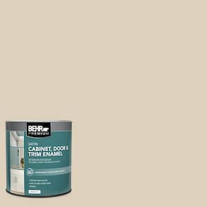 1 qt. #OR-W07 Spanish Sand Satin Enamel Interior/Exterior Cabinet, Door & Trim Paint