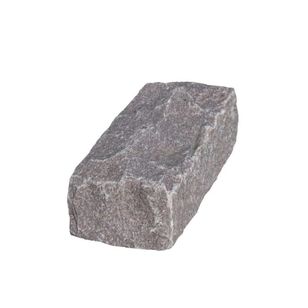 Nantucket Pavers Cobblestone 9 in. x 5 in. x 5 in. Rose Granite Edging (75-Pieces/56 Linear ft./Pallet)