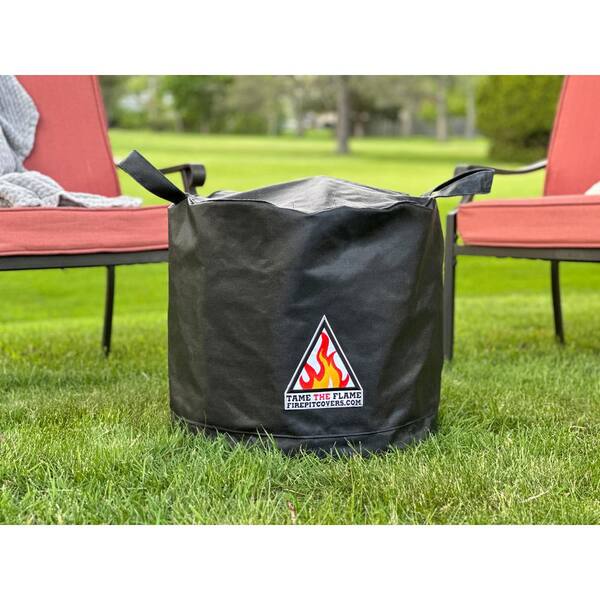 Tame The Flame Fire Pit Covers 22 in. Fireproof Fire Pit Cover for Solo  Stove Bonfire TTFSSB - The Home Depot