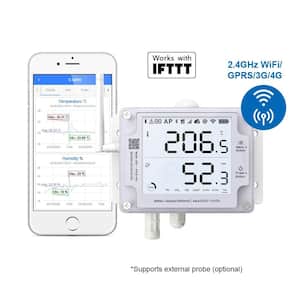 Leye Indoor Outdoor Thermometer Hygrometer Wireless Weather Station,  Temperature Humidity Monitor Battery Powered Inside Outside Thermometer