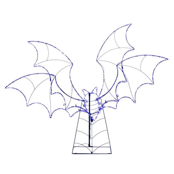 5.5 ft. Halloween Classics LED Bat Silhouette H42