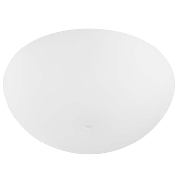 Replacement Matt Opal (Bottom) Glass Bowl for Chardonnay Ceiling Fan ...