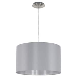 gray drum light fixture