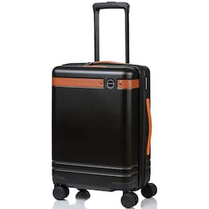 Vintage IV 20 in. Black Hardside Luggage Carry-on (1 bag) with Spinner Wheels