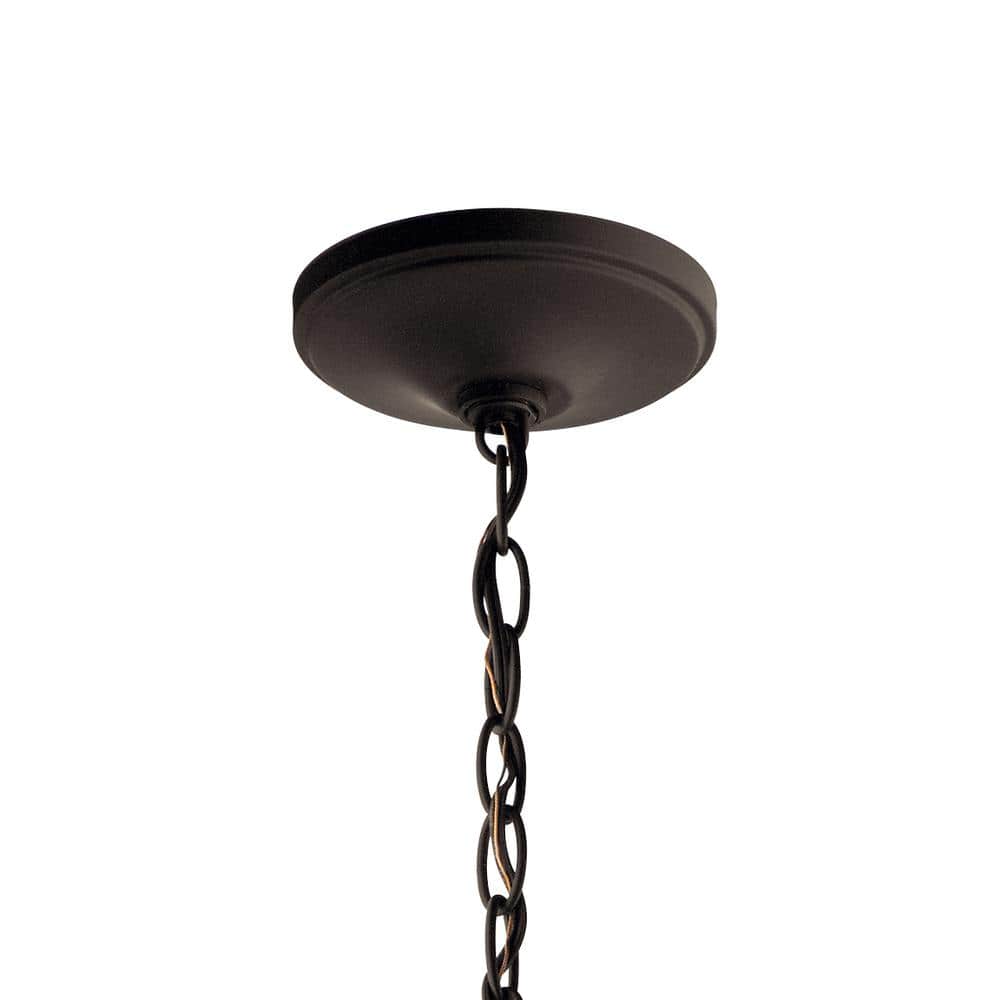 Distressed Bronze 36.25" Traditional Cage Pendant Light