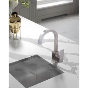 Single-Handle Bar Faucet Deckplate Not Included in Brushed Nickel
