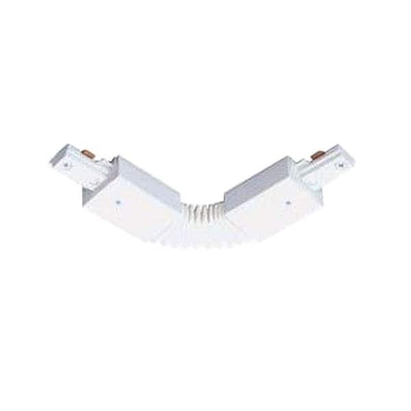 Juno Trac-Lites White Flexible Adjustable Connector