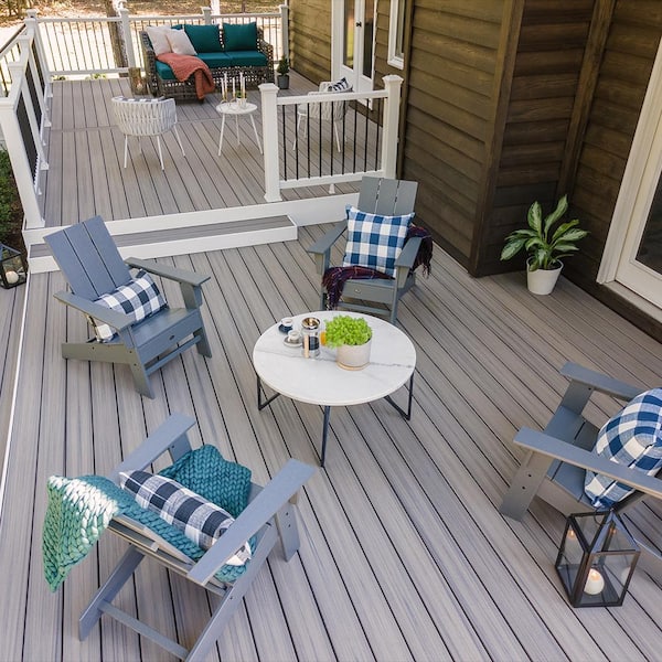 Trex Enhance Naturals Rocky Harbor Composite Deck Board - 12 ft Grooved Edge