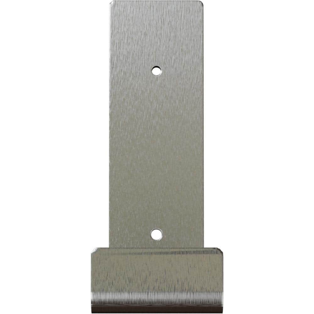 Urban-Refined 10" Stainless Steel Hanging Shelf Bracket