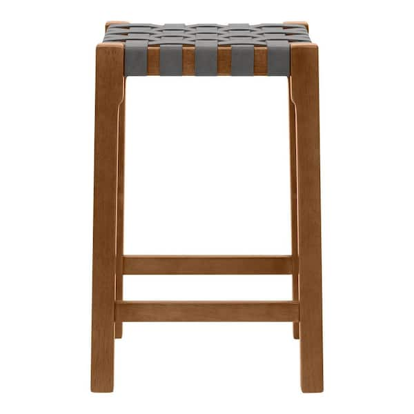 Woven counter stool discount backless