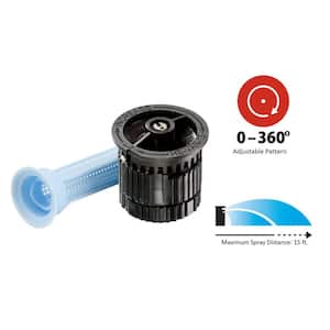 HE-VAN High Efficiency Sprinkler Nozzle, 0-360 Degree Pattern, Adjustable 12-15 ft.
