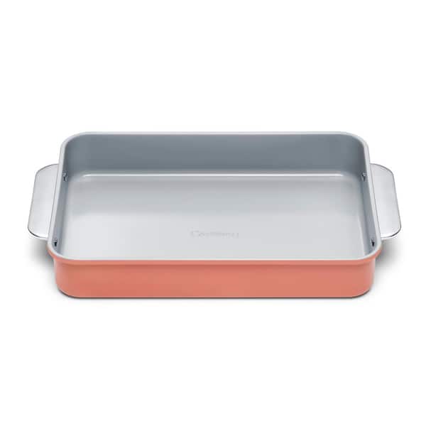 CARAWAY HOME Non-Stick Brownie Pan with Handle Perracotta