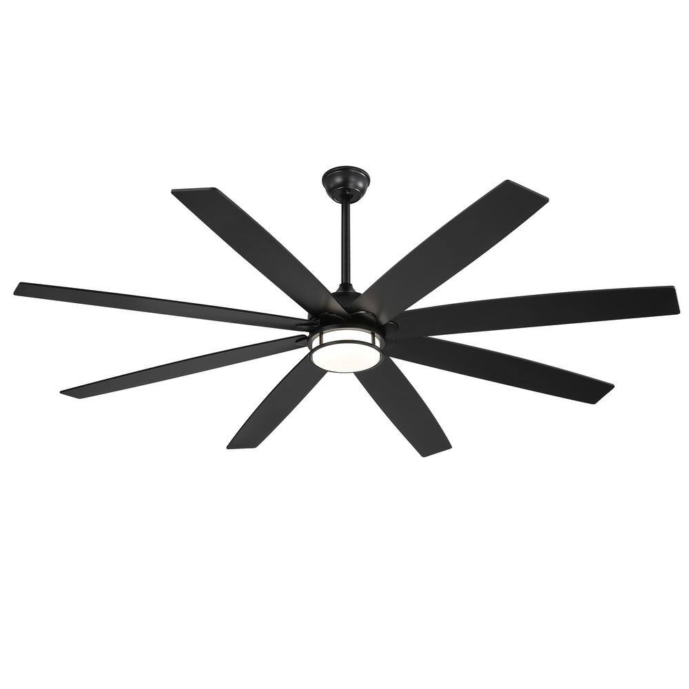 72 in. Indoor Black Downrod/Angled Mount 6-Speed Ceiling Fan with 3-Color Light Kit, Dual-Finish Blades, Remote Control price history on PriceWatchPro