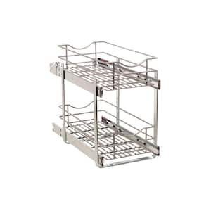 11 in. Double Tier Wire Soft-Close Pullout Baskets