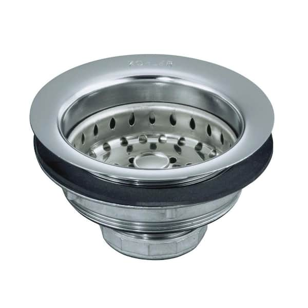 B & K Industries 131-201DP 4.5 in. Stainless Steel Dual Strainer