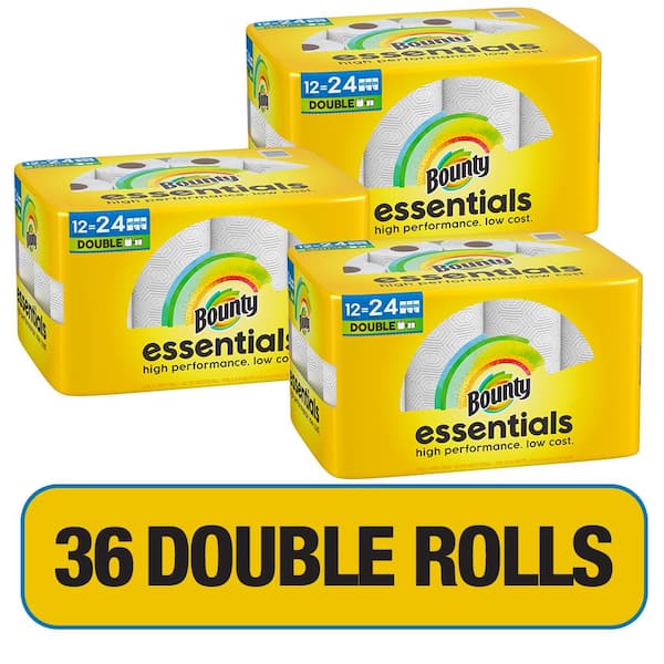 Bounty Essentials Select-A-Size White Paper Towel Roll (36 Double Rolls)