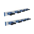 28.25 in. x 2.25 x 2.75 in. Hang Up Storage Unit (2-Pack)