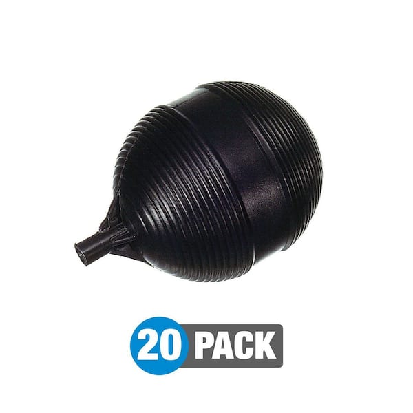 Universal Black Toilet Float Ball Package of 20