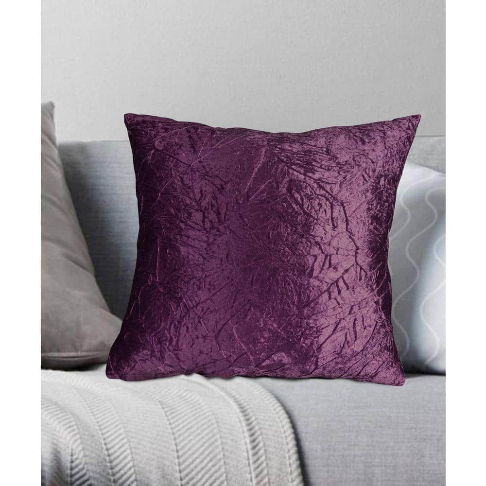 Plum velvet pillow new arrivals