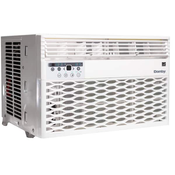 BLACK+DECKER 6000 BTU Window Air Conditioner Unit, AC Cools Up to 250  Square Feet, White