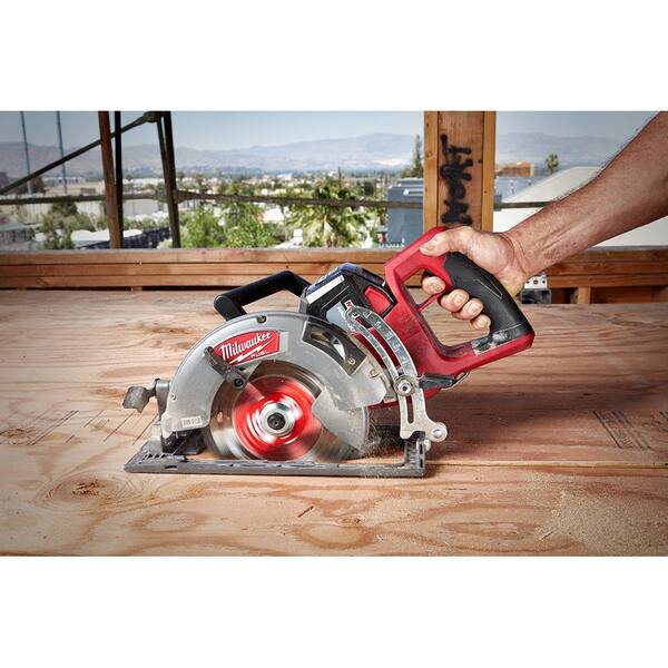 Milwaukee - M18 FUEL 18V Lithium-Ion Cordless 7-1/4 in. Rear Handle Circ Saw w/SAWZALL, Two 6 Ah High Output Batteries (2-Tool)